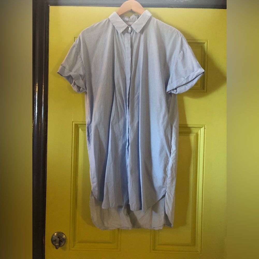 Oversized shirt dress